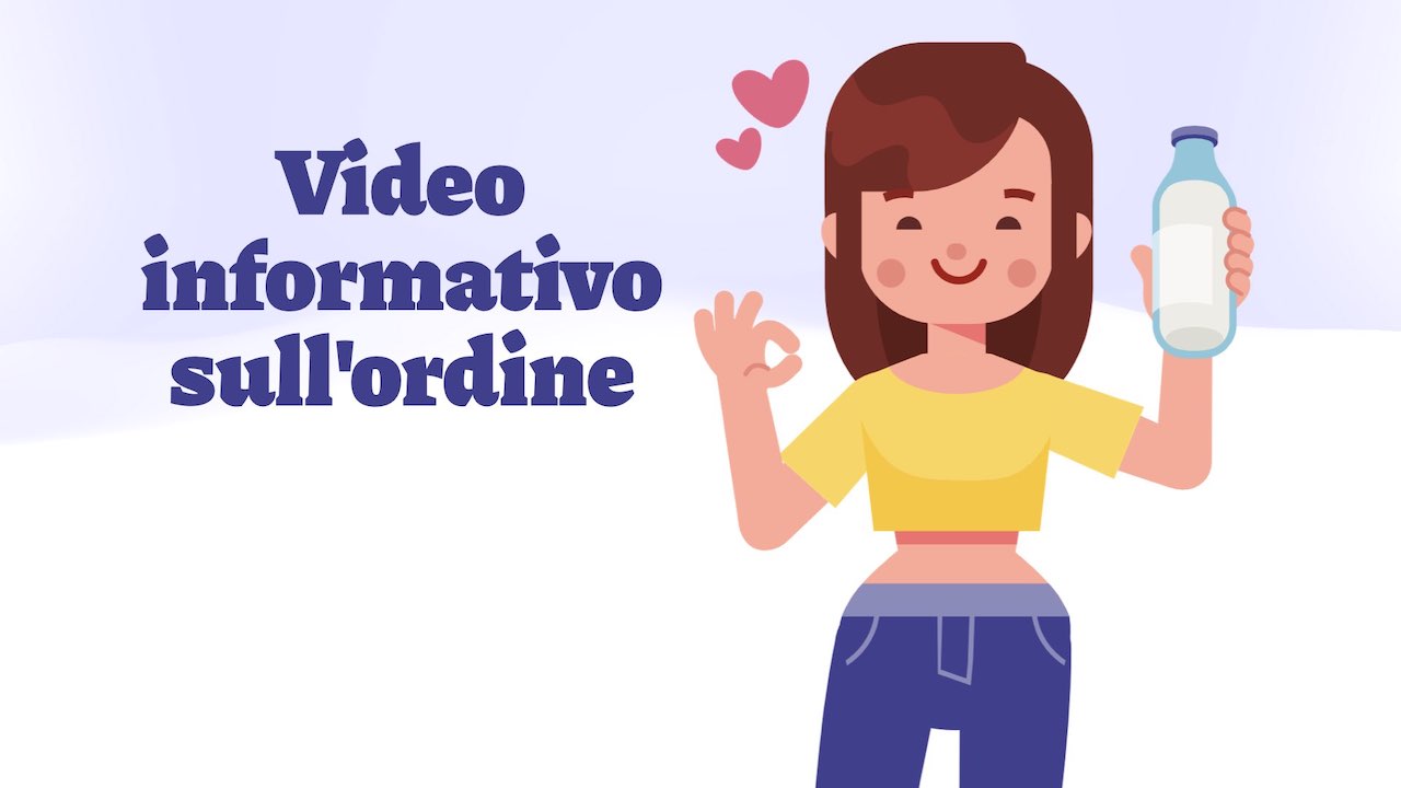 Video informativo sull'ordine